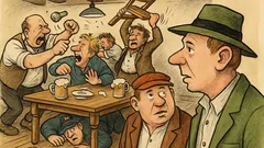 Witz: Riesige Keilerei im Dorfgasthaus