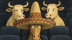 Witz: Zwei Kühe sitzen im Kino...