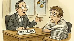 Witz: Die Regierung tröstet gestresste Studierende