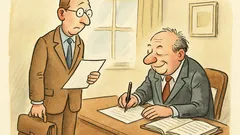 Witz: Der Buchhalter hat gekündigt...