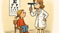 Witz: Die kleine Gudrun ist beim Augenarzt