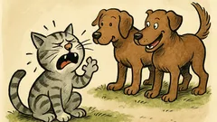 Witz: Wann hat die Katze Zahnschmerzen?