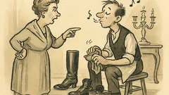 Witz: „Aber Johann“, warum pfeifen Sie?