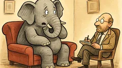 Witz: Ein Elefant erzählt einem Freund