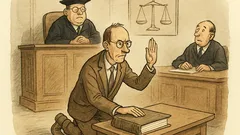 Witz: Vor Gericht sitzt ein Ernstnehmer