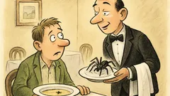 Witz: Herr Ober, in meiner Suppe...