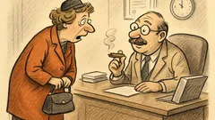 Witz: Aufgeregt erscheint eine Dame beim Psychiater