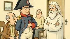 Witz: Im Wartezimmer des Psychiaters...