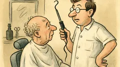 Witz: Ein Kahler fragt beim Friseur