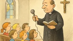 Witz: Im Kindergottesdienst fällt das Mikro aus